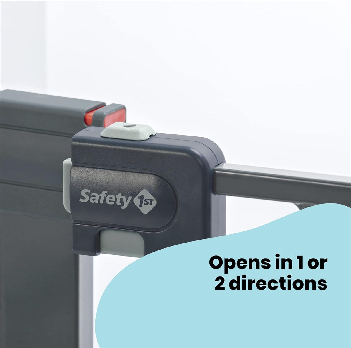 Safety 1st Easy Close Metal SecureTech Pressure Gate 73-80cm, Wood Effect