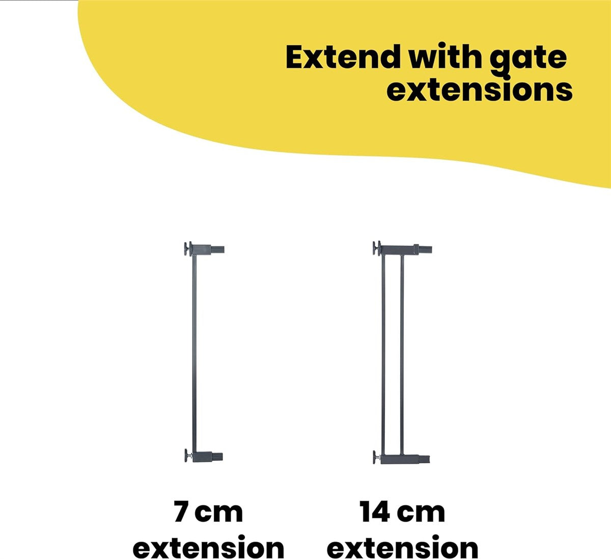 Safety 1st Easy Close Metal SecureTech Pressure Gate 73-80cm, Wood Effect