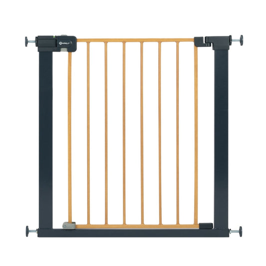 Safety 1st Easy Close Metal SecureTech Pressure Gate 73-80cm, Wood Effect