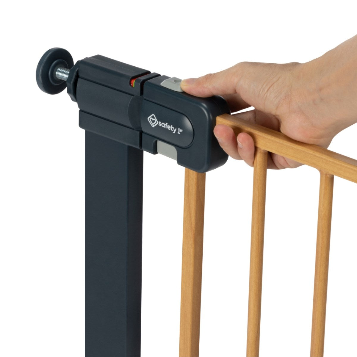 Safety 1st Easy Close Metal SecureTech Pressure Gate 73-80cm, Wood Effect