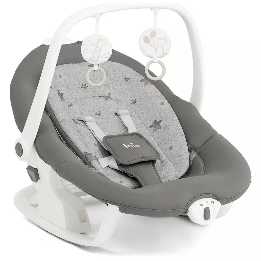 Joie Serina 2in1 Baby Swing & Rocker with Vibration & Lullabies - Cosmo Grey