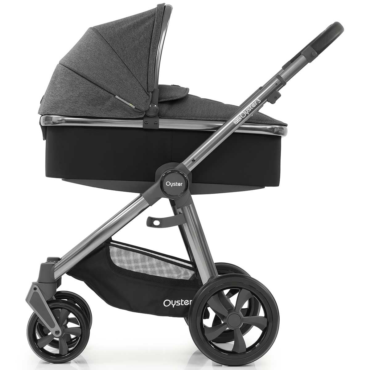BabyStyle Oyster 3 Essential Cabriofix i-Size Bundle, Fossil