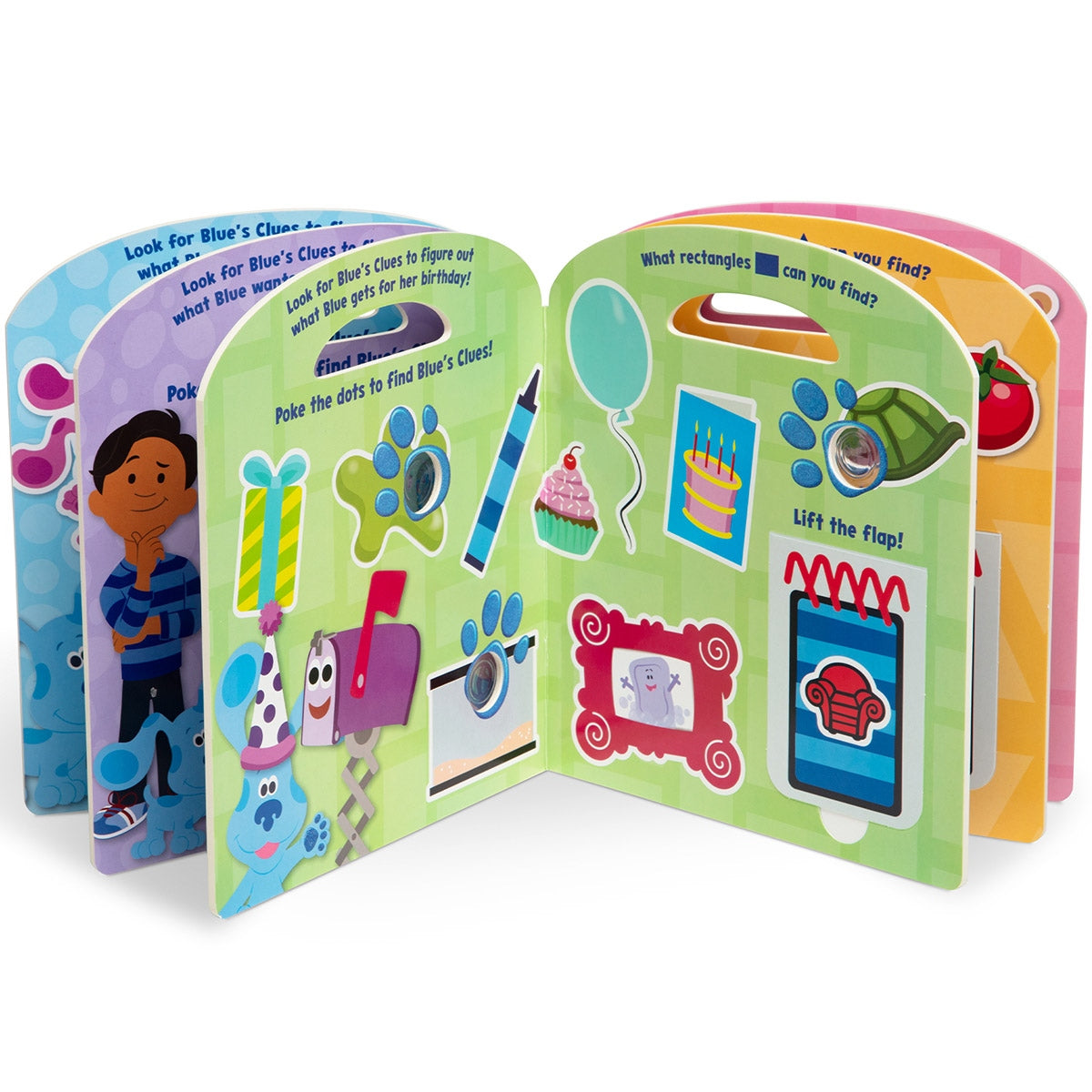 Melissa & Doug Blue's Clues & You! Poke-A-Dot Interactive Book, Shapes with Blue