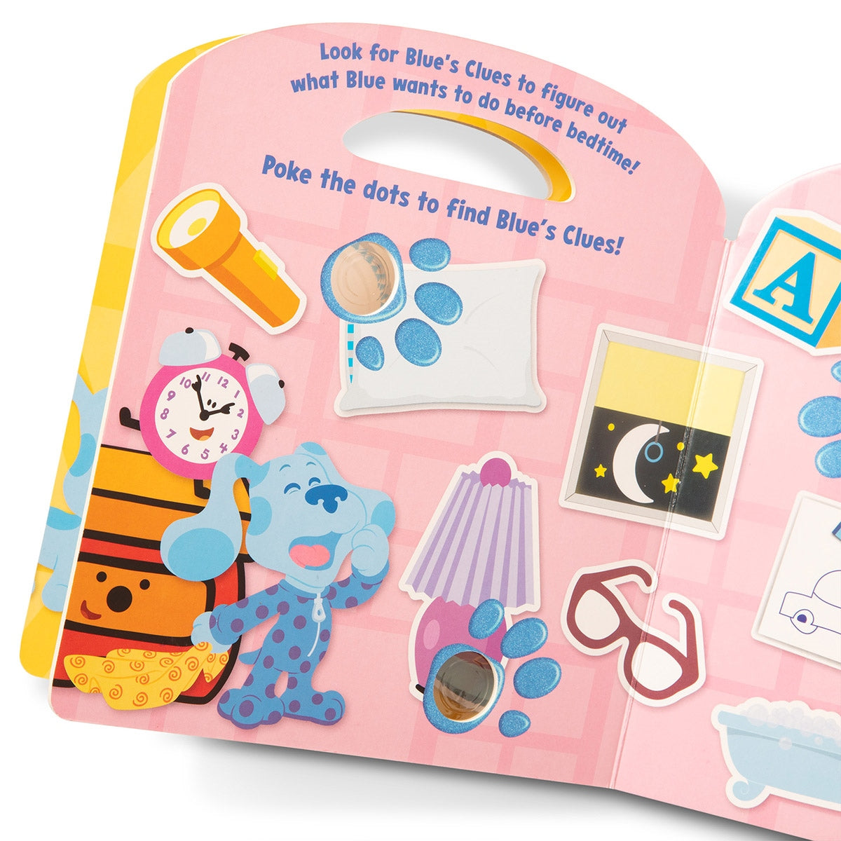 Melissa & Doug Blue's Clues & You! Poke-A-Dot Interactive Book, Shapes with Blue
