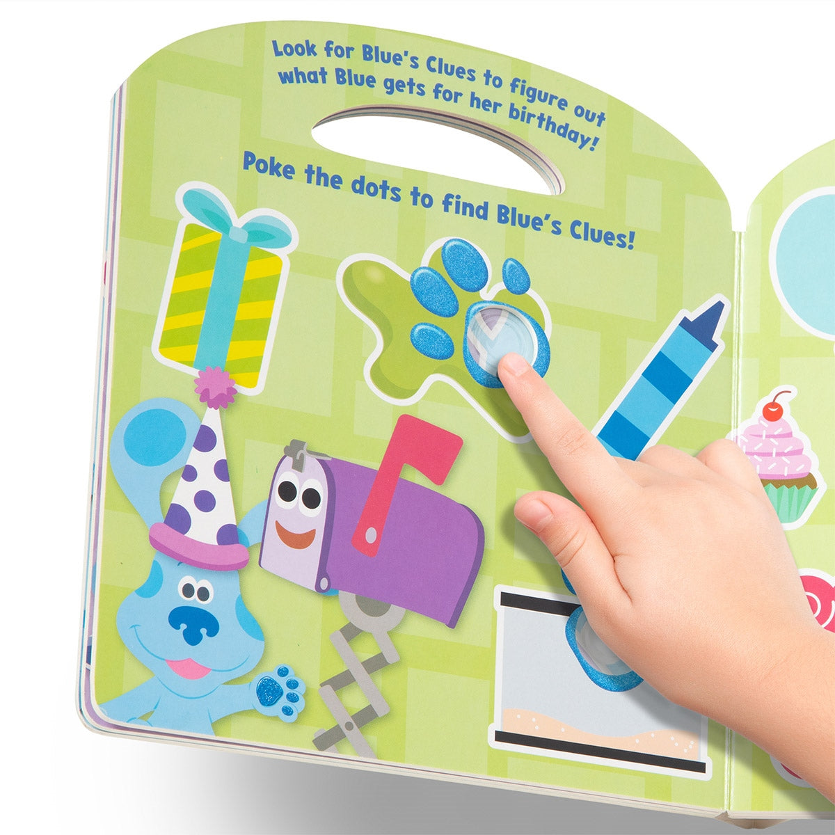 Melissa & Doug Blue's Clues & You! Poke-A-Dot Interactive Book, Shapes with Blue