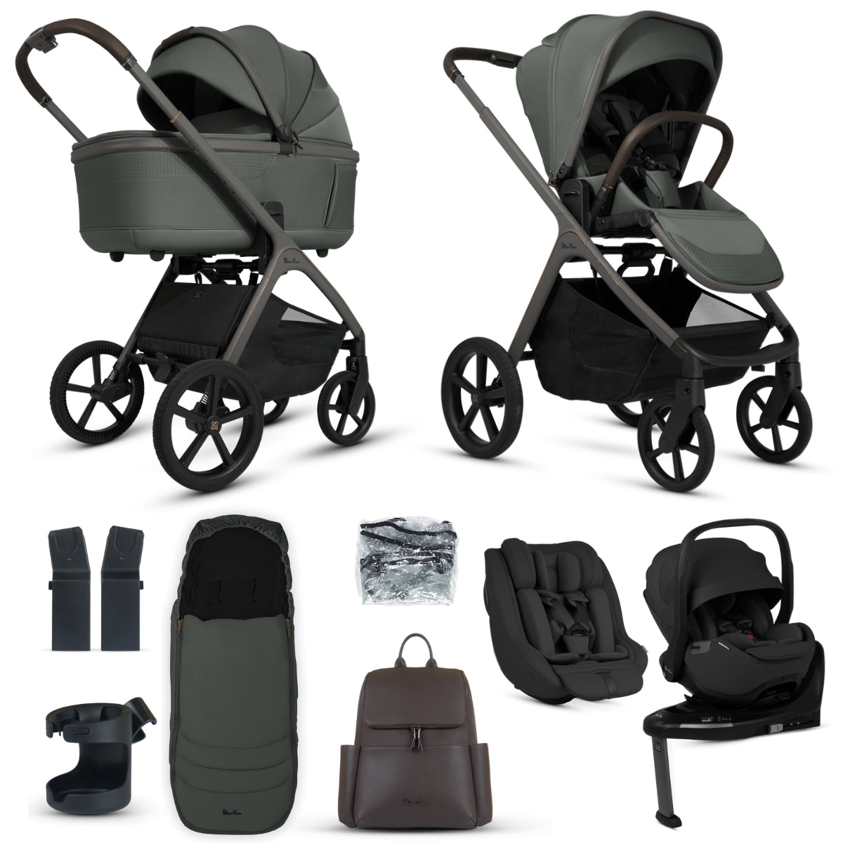 Silver Cross Cove Ultimate 360 Family Car Seat Bundle