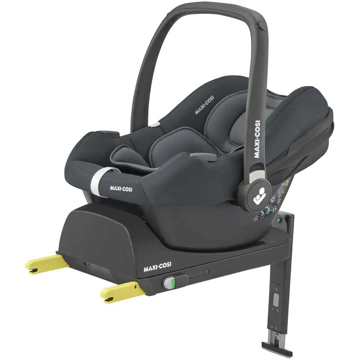 Maxi-Cosi Cabriofix i-Size and Base Bundle, Essential Graphite