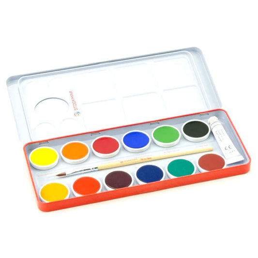Stockmar Watercolour Paints 12 Opaque Colours