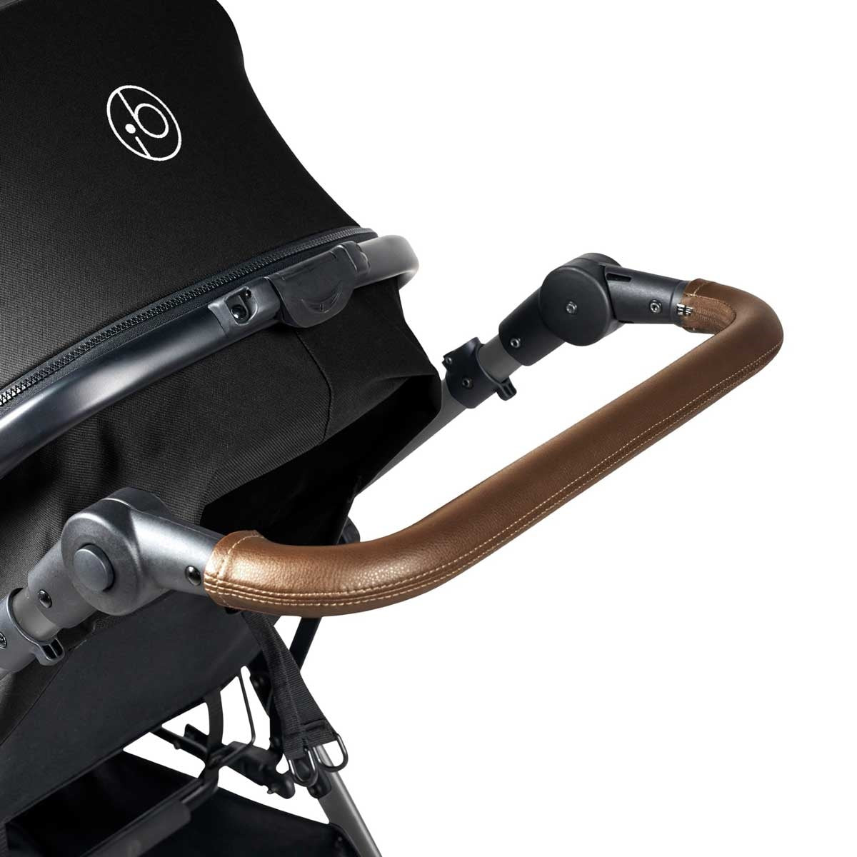 Ickle Bubba Cosmo All-in-One i-Size Travel System with ISOFIX Base, Gunmetal / Black / Tan