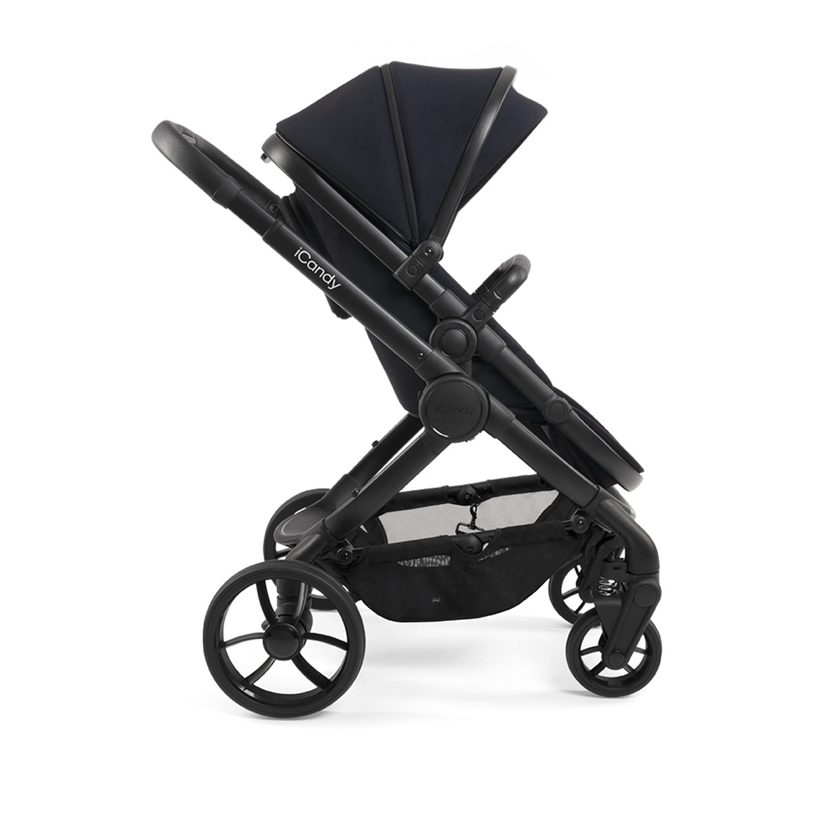 iCandy Peach 7 Pushchair and Carrycot Complete Bundle, Black