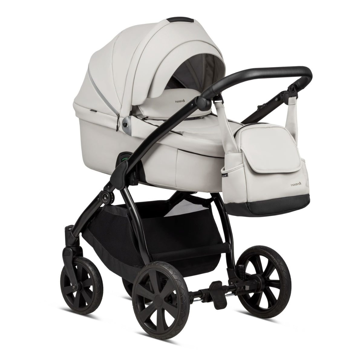 Noordi Fjordi Leather 3in1 Essential Starter Travel & Nursery Bundle, Cloud