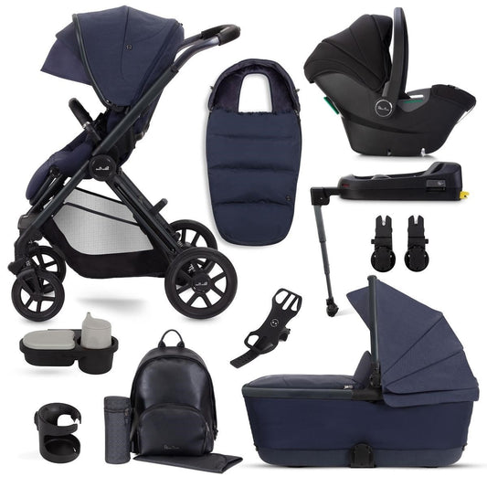 Silver Cross Reef + First Bed Folding Carrycot & Dream i-Size Ultimate Pack Bundle