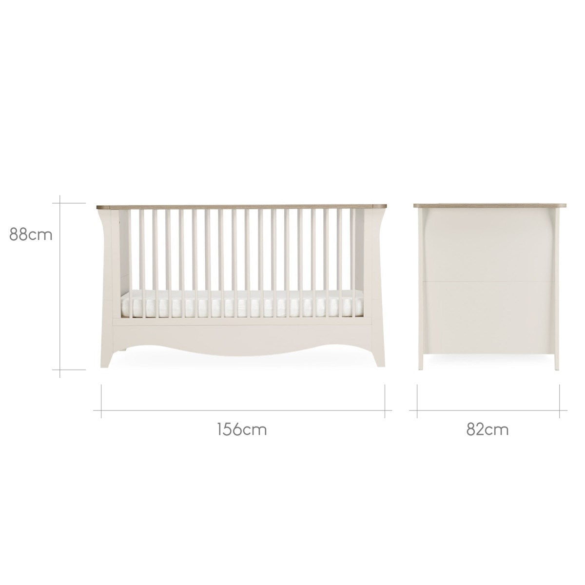 CuddleCo Clara 3 Piece Nursery Furniture Set