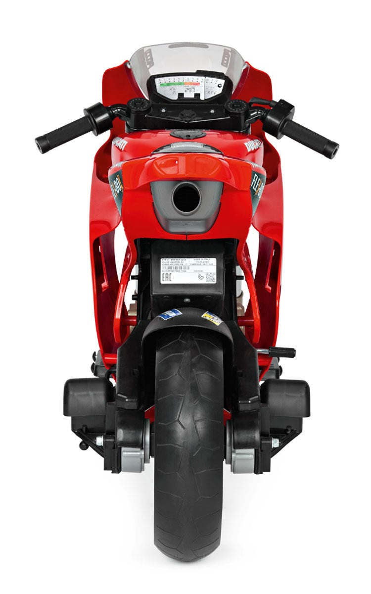 Peg Perego Ducati Desmosedici GP 12volt Motorbike with Stabilisers, 3+ years