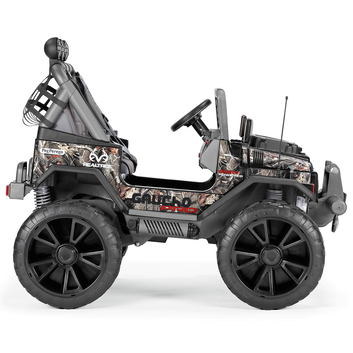 Peg Perego Gaucho Pro - Real Tree, 24 Volt 2 Seater Jeep, 6+ years