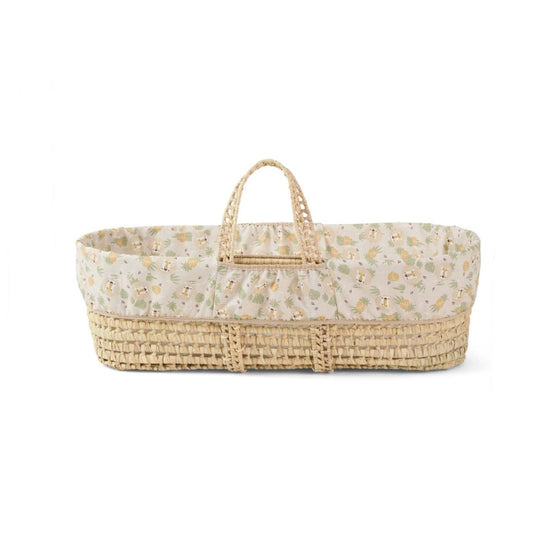 Clair De Lune Safari Palm Moses Basket