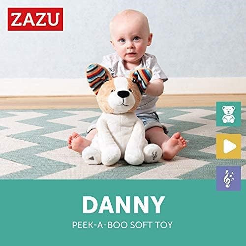 Zazu Danny The Dog ‚ Peek-a-Boo Interactive Soft Toy