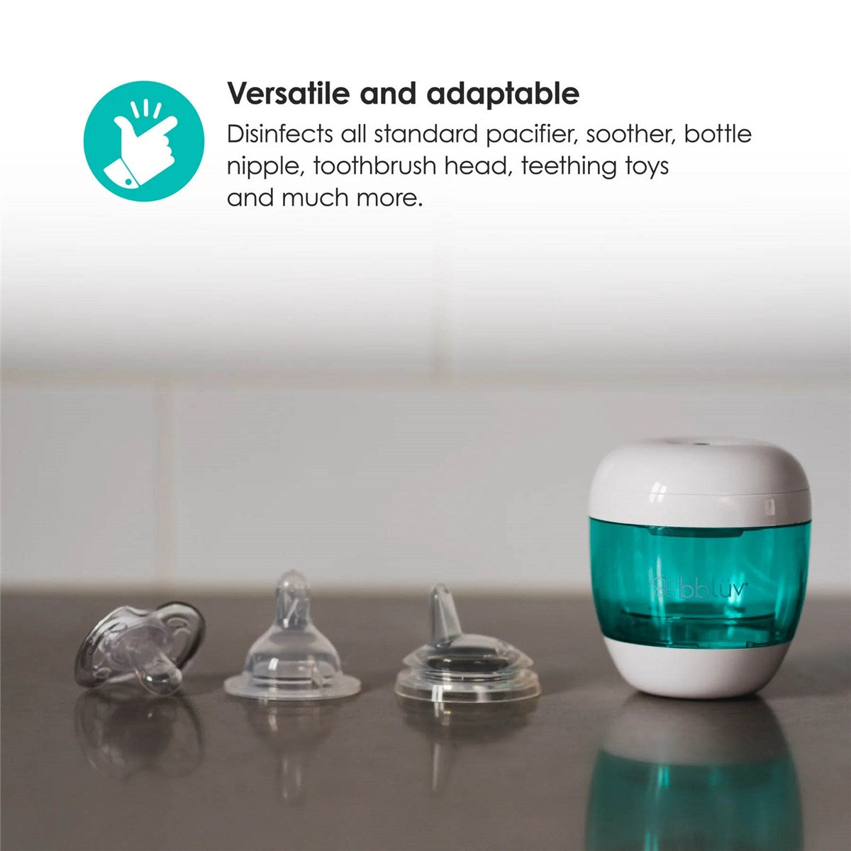 bblüv - Üvi - 4-in-1 Portable Pacifier & Nipple UV Sterilizer