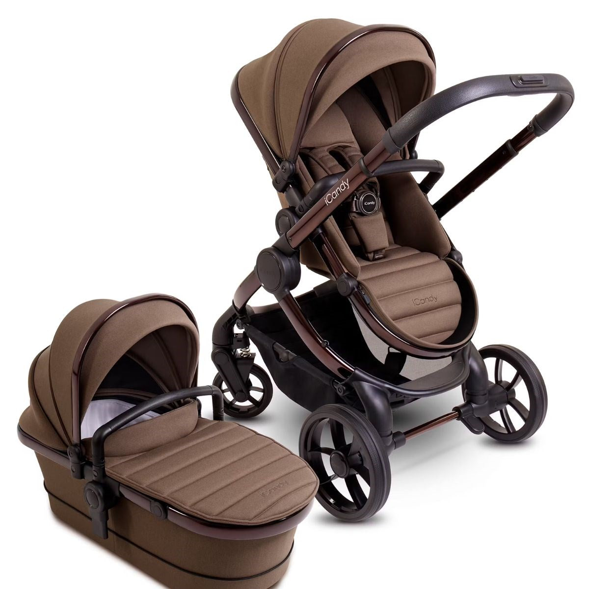 iCandy Peach 7 Pushchair and Carrycot Complete Bundle, Coco Edition