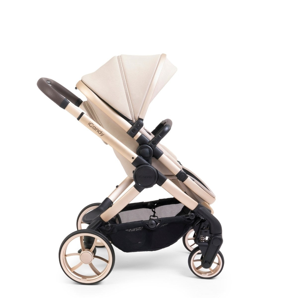 iCandy Peach 7 Pushchair and Carrycot Complete Bundle, Biscotti Edition