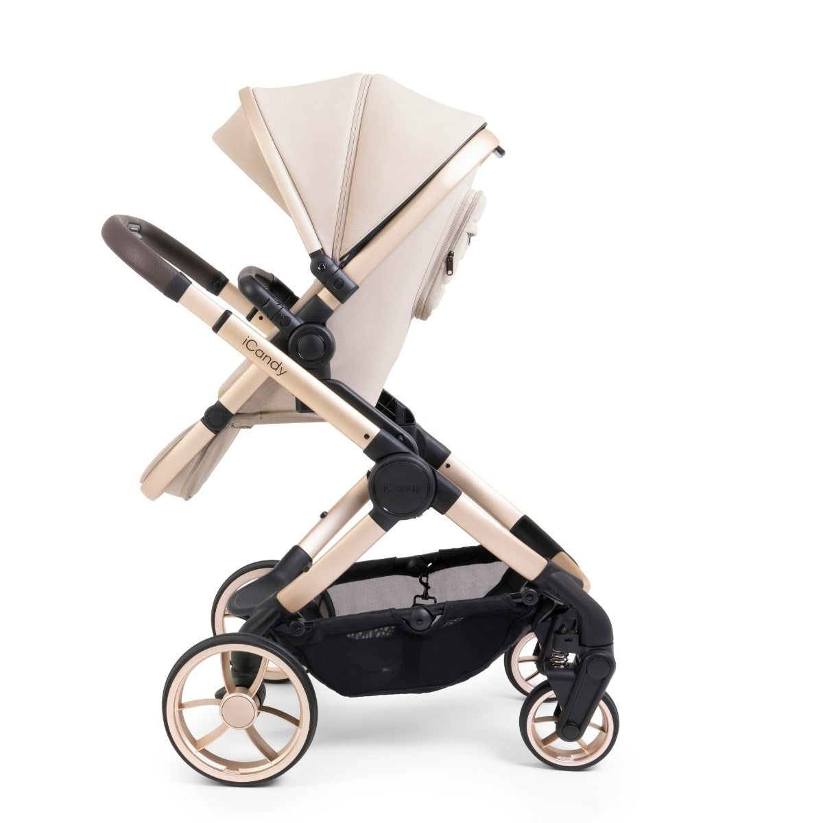 iCandy Peach 7 Pushchair and Carrycot Complete Bundle, Biscotti Edition
