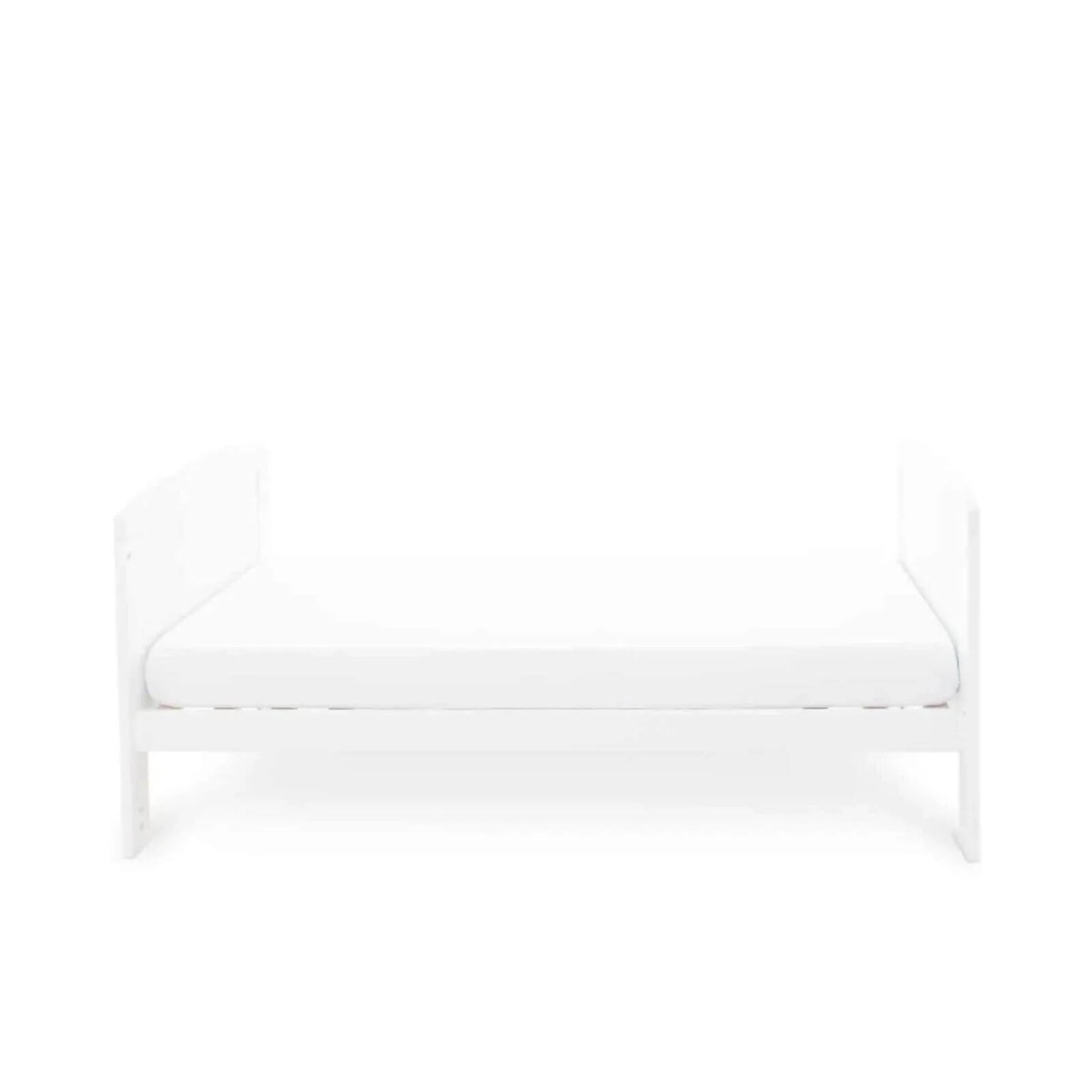 Ickle Bubba Coleby Classic Cot Bed White - Fibre Mattress