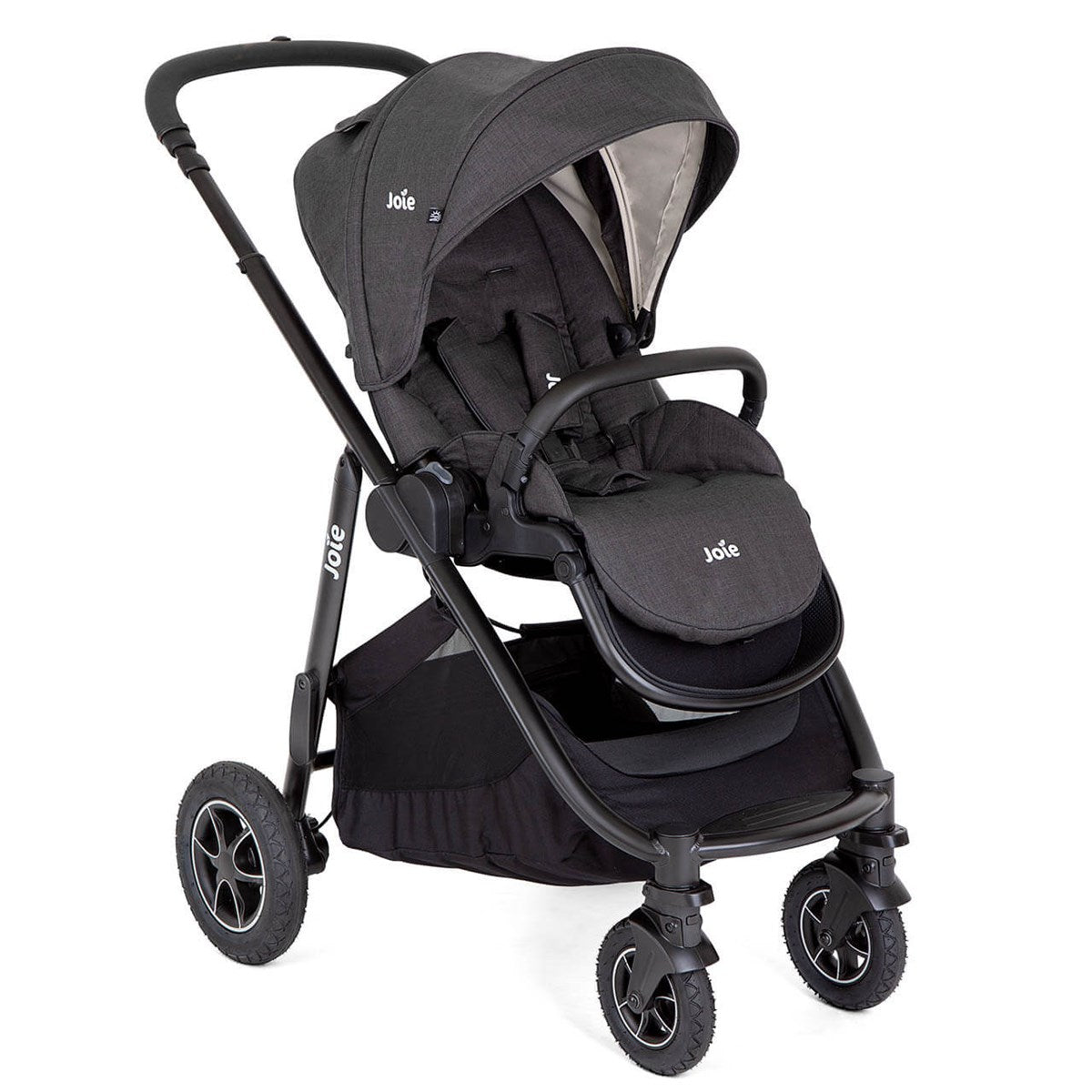 Joie Versatrax On the Go Encore 7-Piece Travel System & Nursery Bundle, Shale