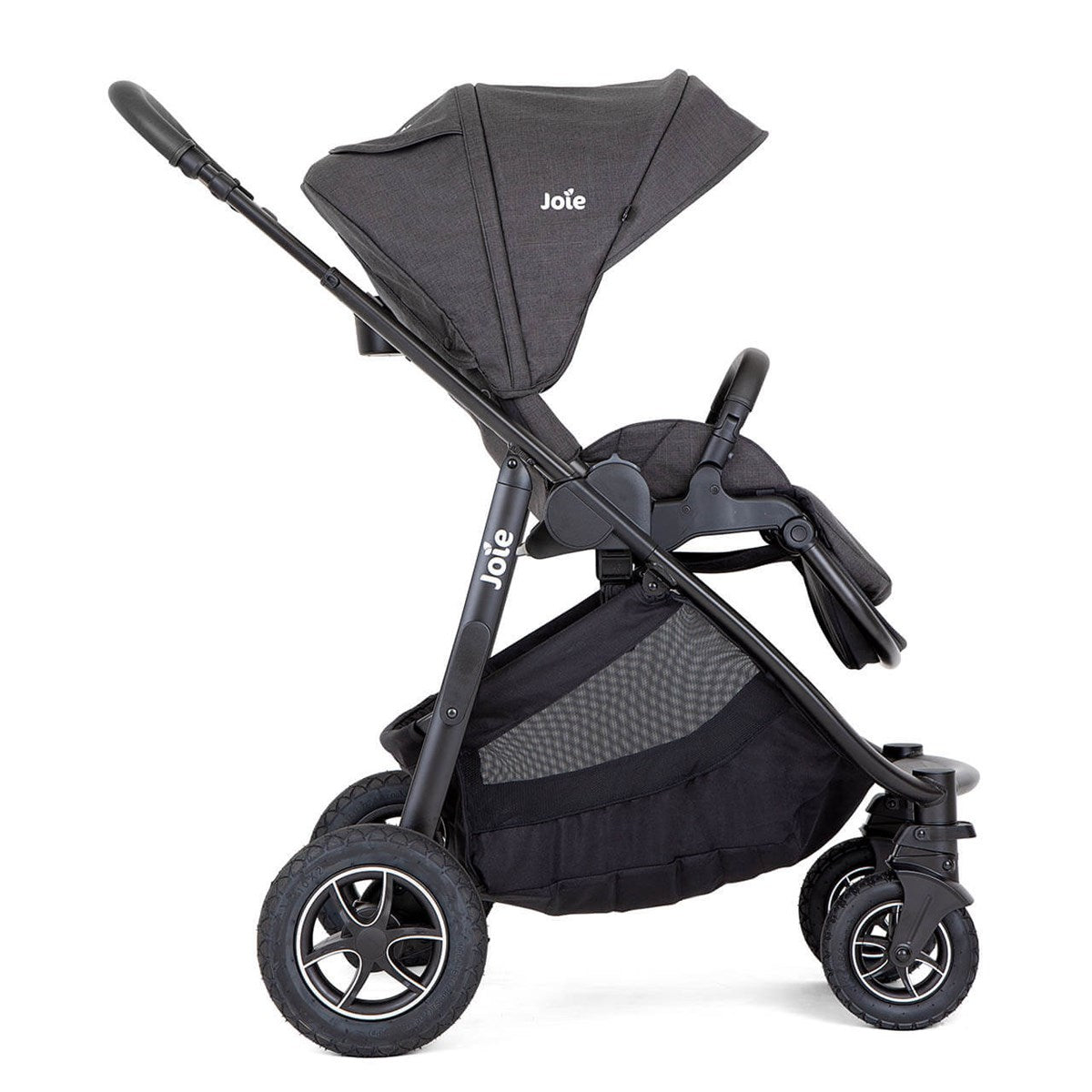 Joie Versatrax On the Go Encore 7-Piece Travel System & Nursery Bundle, Shale