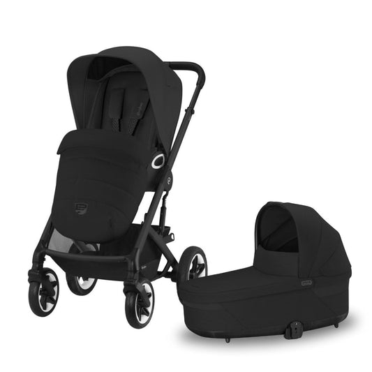 Cybex Talos S Lux Pushchair + Cot, Moon Black