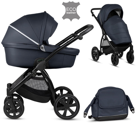Noordi Fjordi V1 Leather - 2in1 Pushchair with ThermoCot™ Carrycot