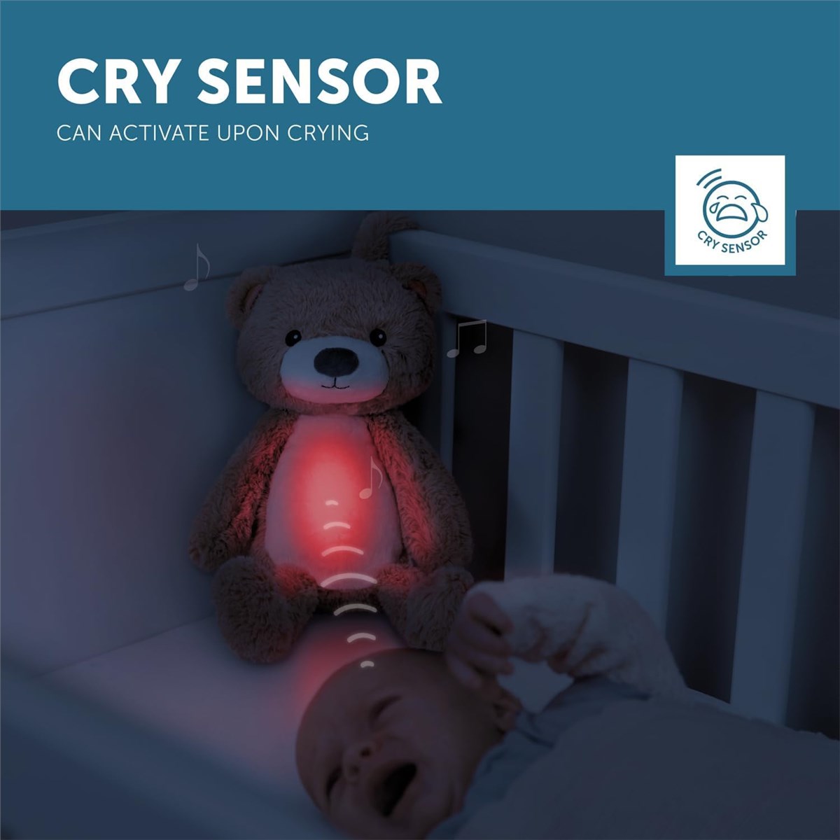 Zazu Brody the Bear Soother, Nightlight, and Sleeptrainer for Better Sleep