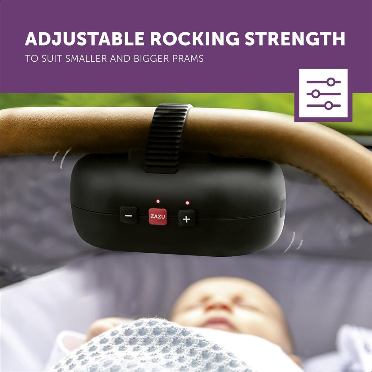 Zazu Robby The Baby Rocker, Automatic with Cry Sensor