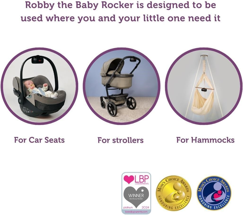 Zazu Robby The Baby Rocker, Automatic with Cry Sensor