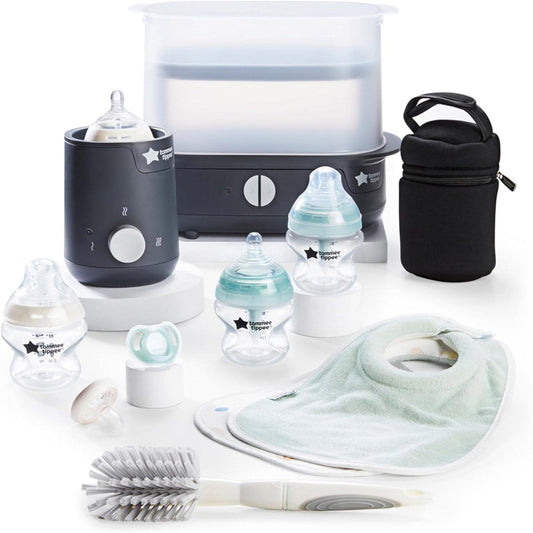 Tommee Tippee Closer To Nature 12pc Complete Feeding Kit, Black