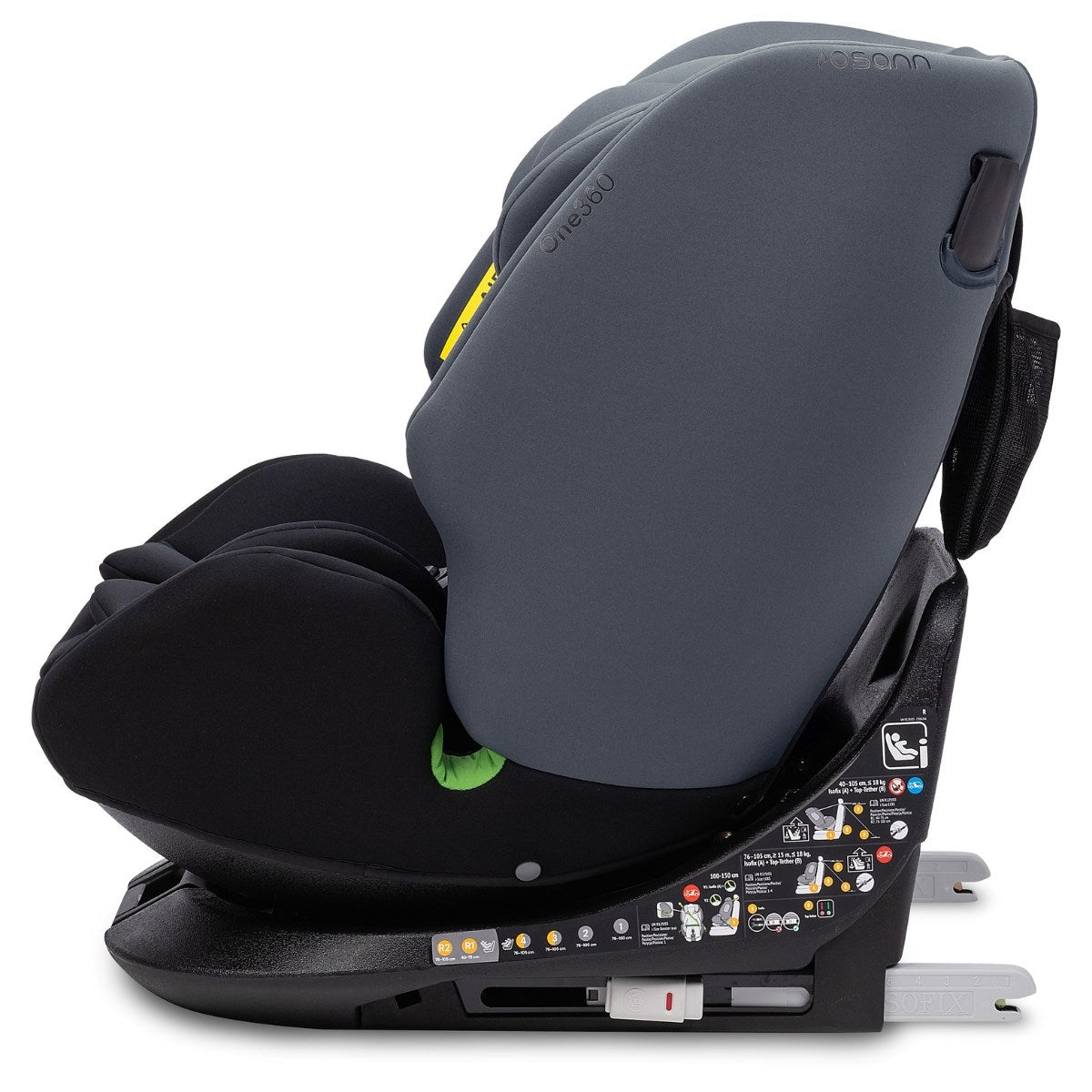 Osann One 360 Nero Rotating i-Size Car Seat, 40-150cm 0-12 years