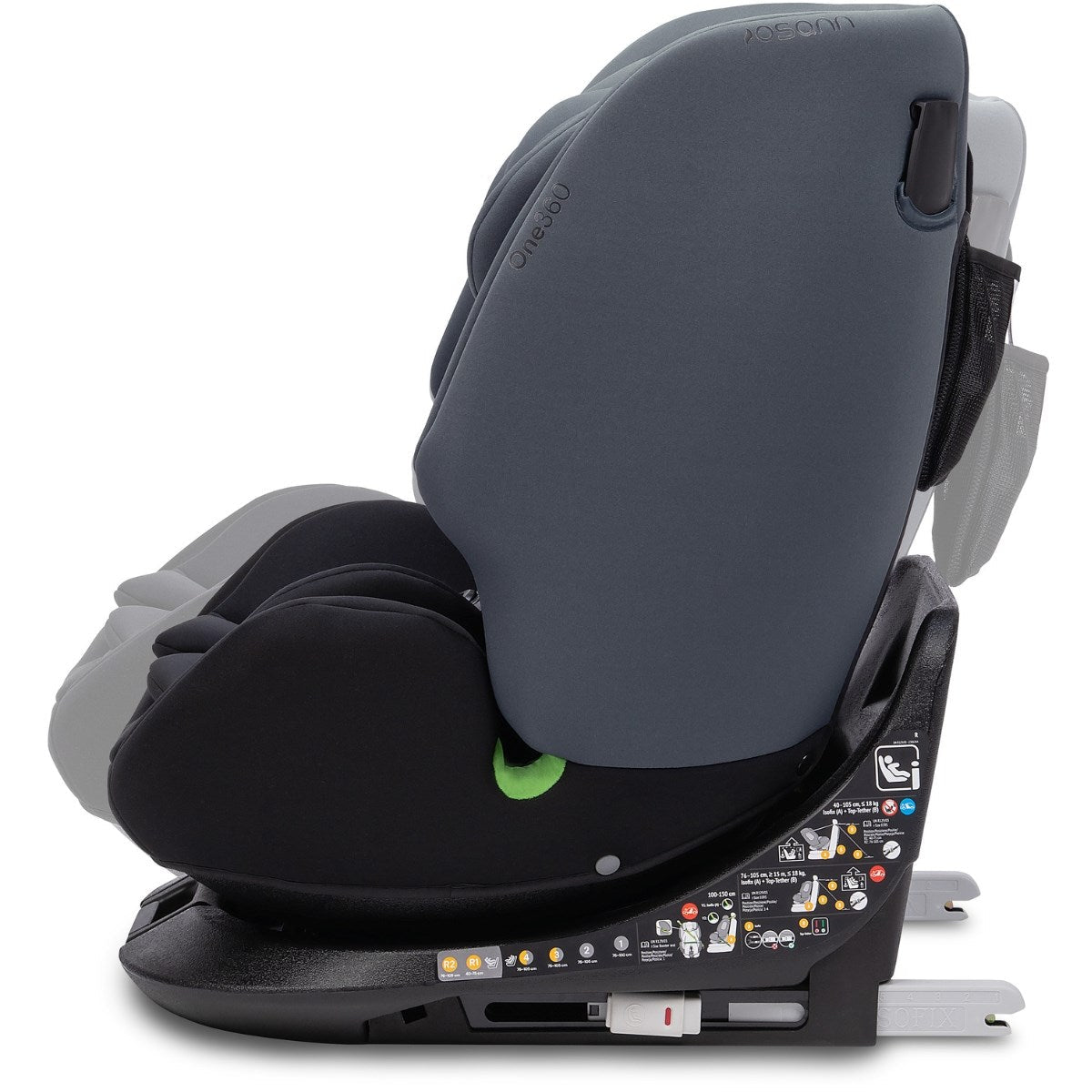 Osann One 360 Nero Rotating i-Size Car Seat, 40-150cm 0-12 years