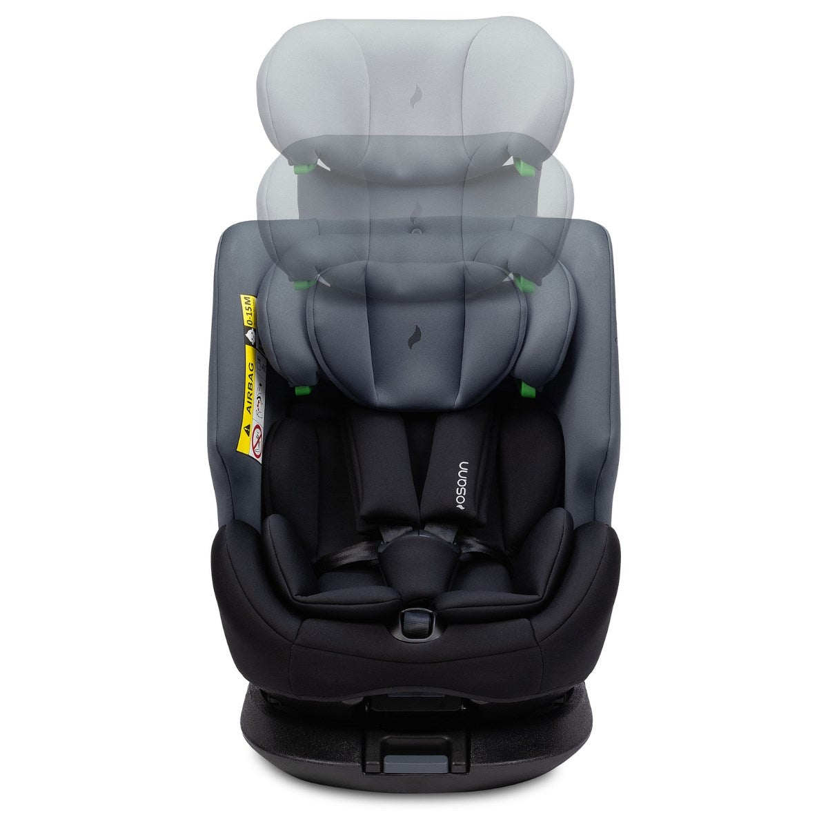 Osann One 360 Nero Rotating i-Size Car Seat, 40-150cm 0-12 years