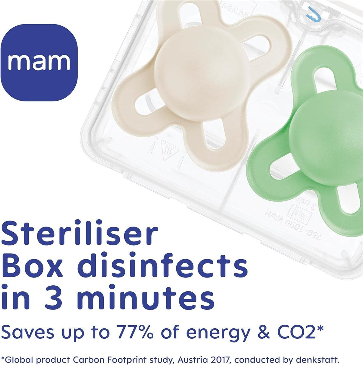MAM Pure Night 16+M Soother 2pk - Girl