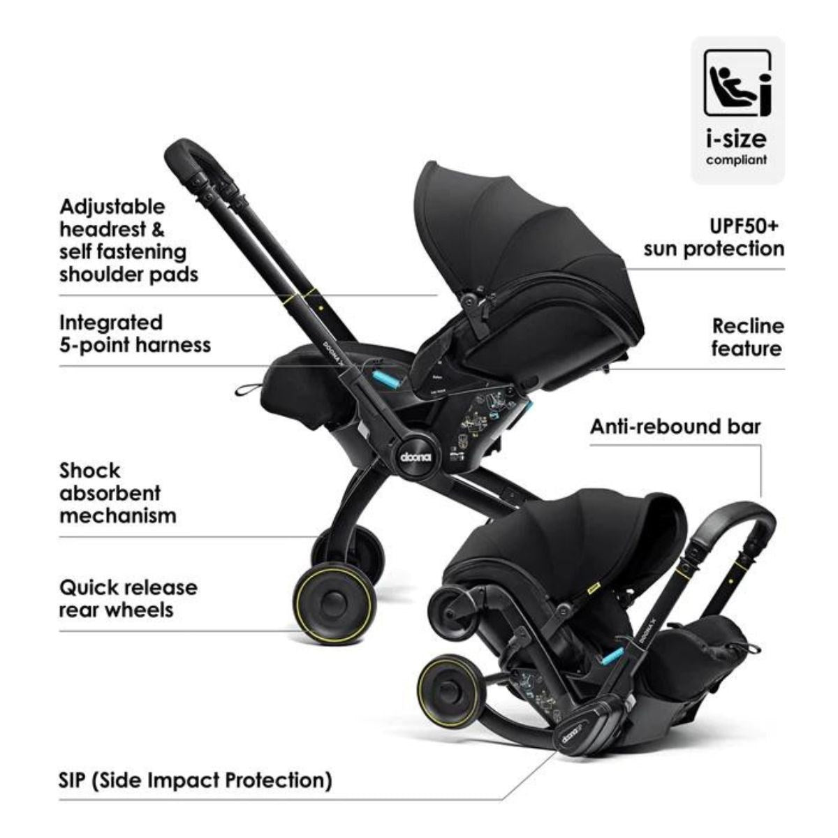 Doona X Infant Car Seat & Stroller