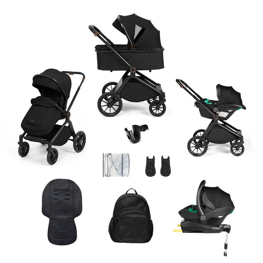Ickle Bubba Altima Stratus Travel System with Isofix Base, Black