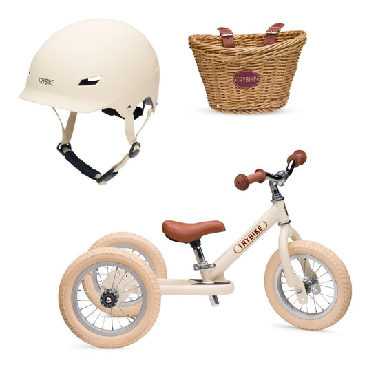 TryBike Matte Balance Bike & Accessory Bundle