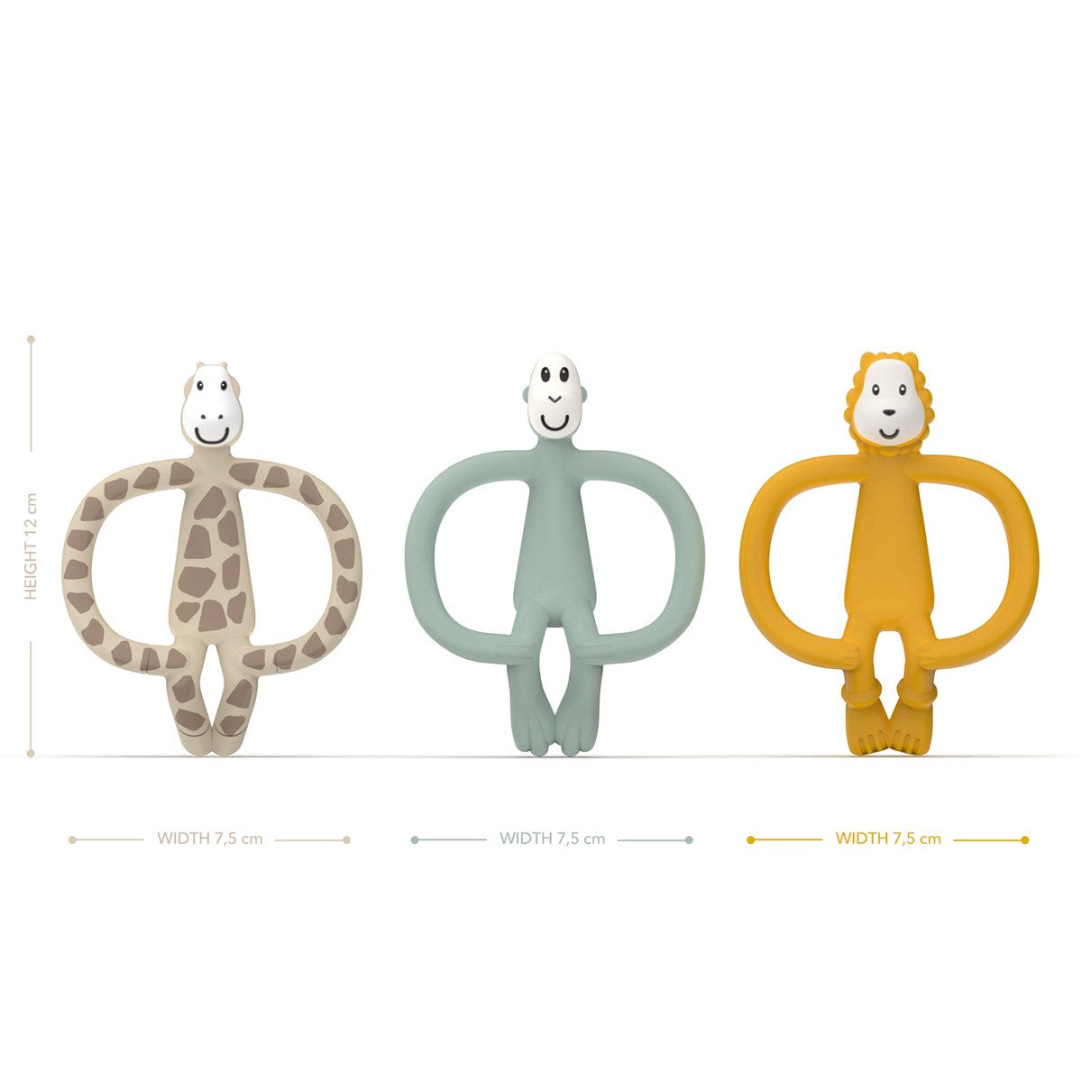 Matchstick Monkey Animal Teether Gift Set