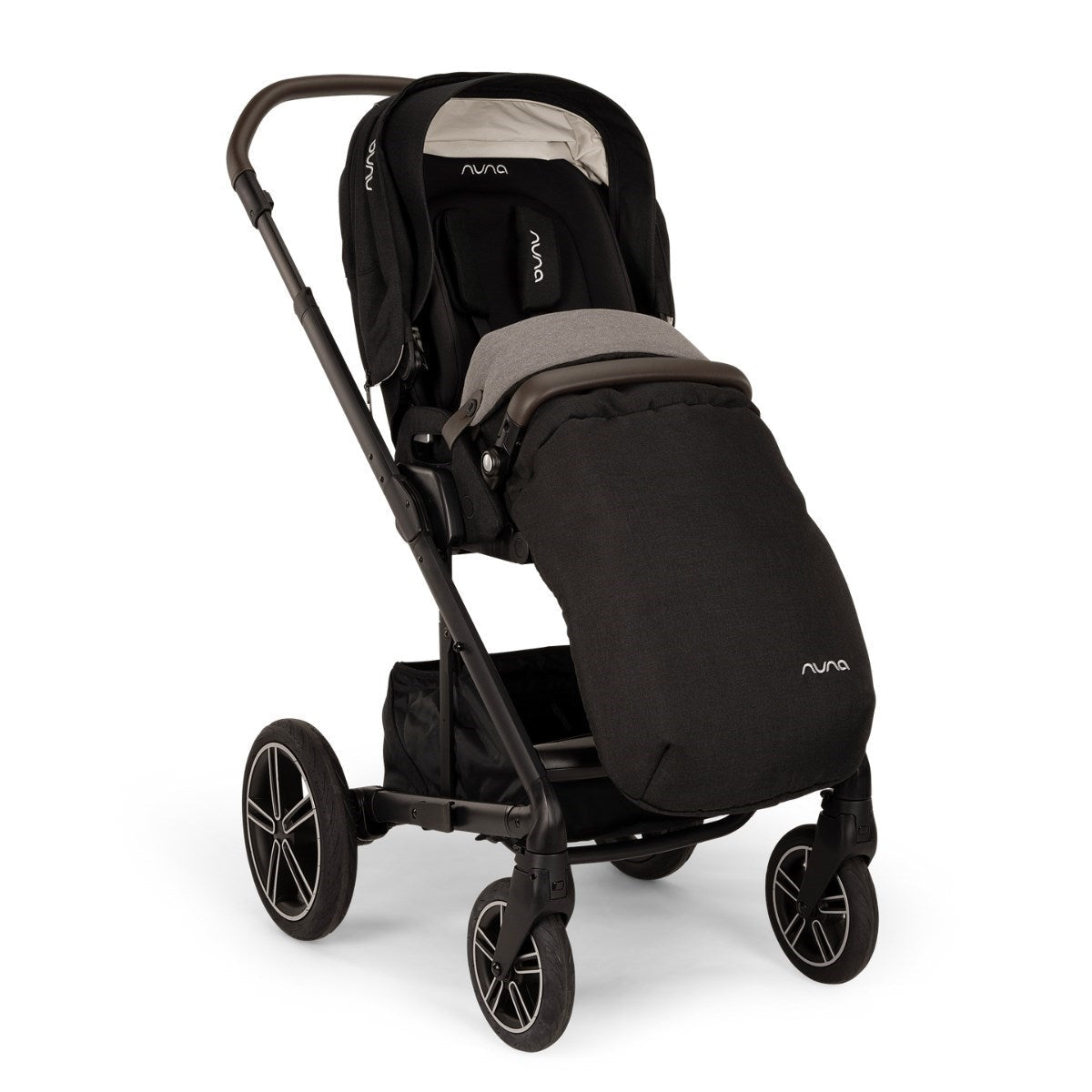 Nuna Mixx Next Travel System with Arra + Base Next, Caviar