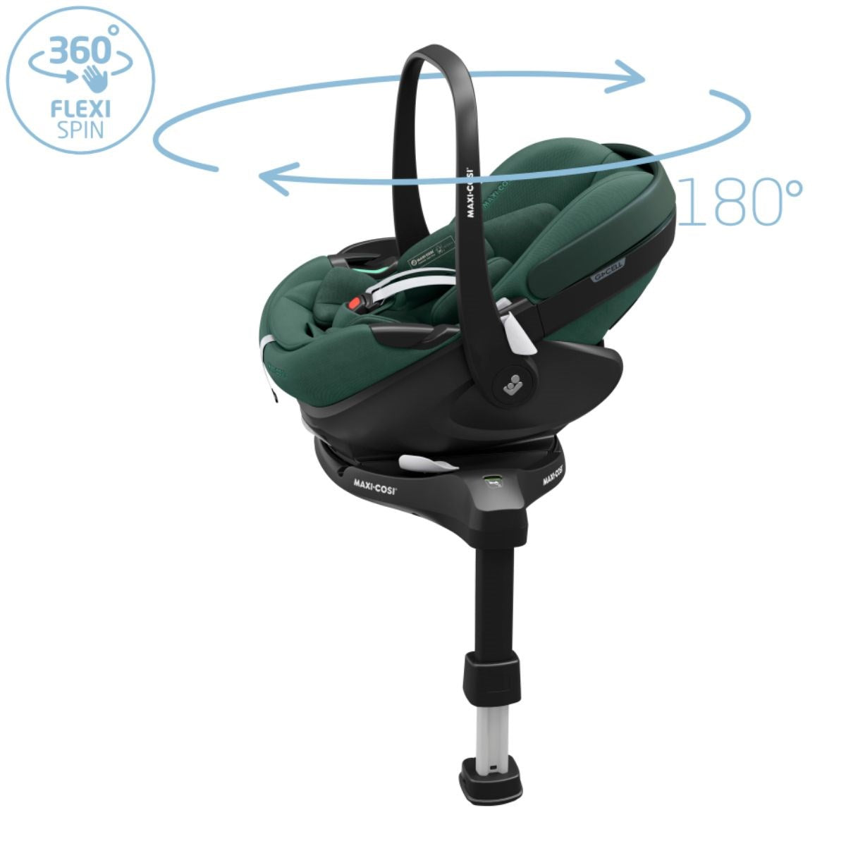Maxi-Cosi Pebble 360 Pro And Family Fix 360 Base - Essential Green