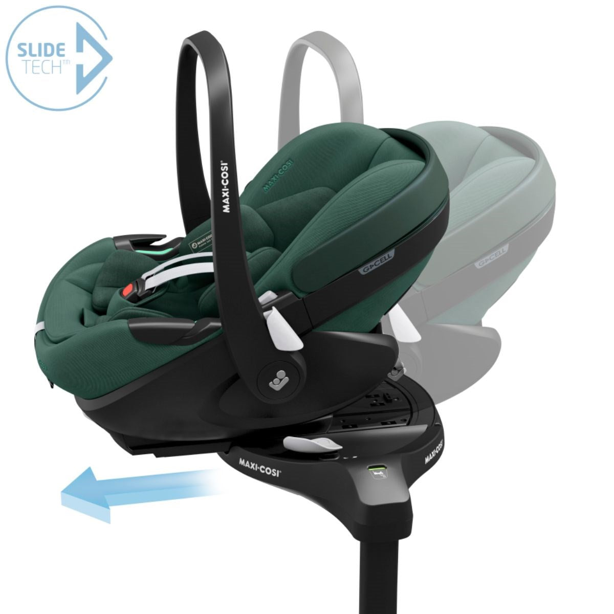 Maxi-Cosi Pebble 360 Pro And Family Fix 360 Base - Essential Green
