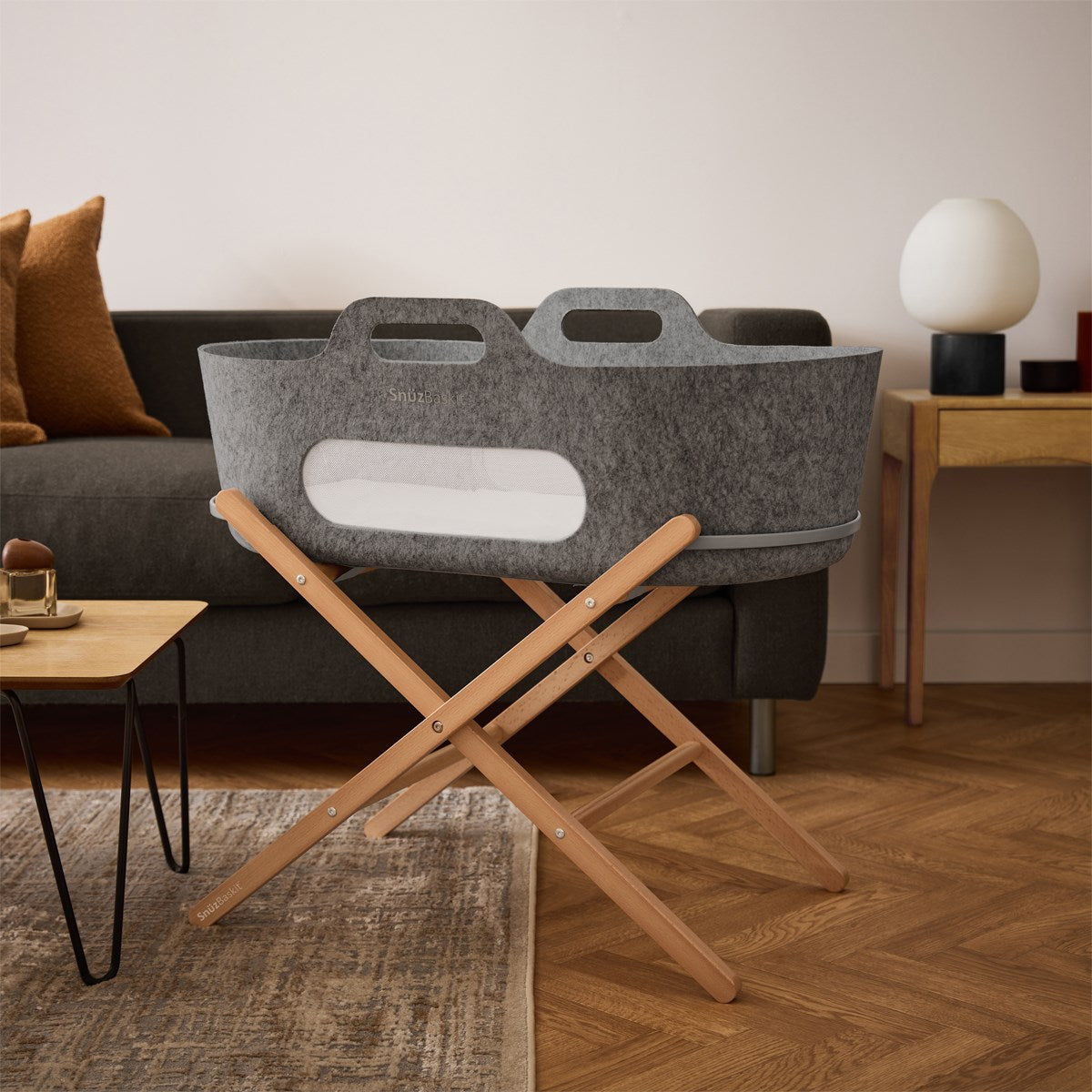 Snuz SnuzBaskit Moses Basket & Stand