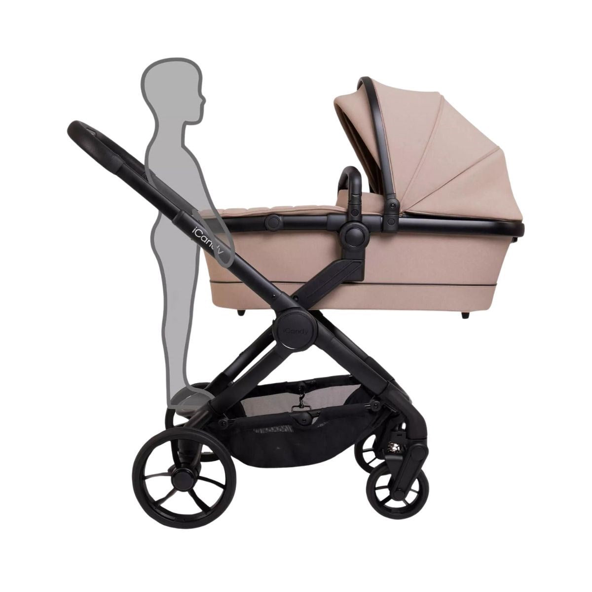 iCandy Peach 7 Pushchair and Carrycot Complete Bundle, Cookie