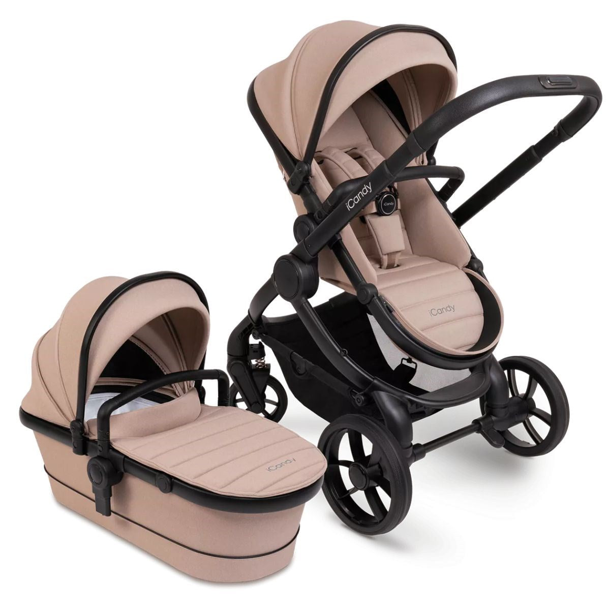 iCandy Peach 7 Pushchair and Carrycot Complete Bundle, Cookie