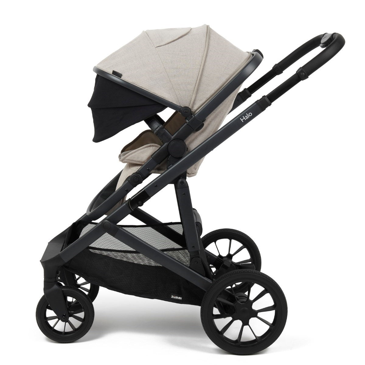Zummi Halo - Single to Double Travel System + EnfaSafe Car Seat, Meadow