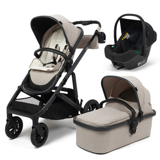 Zummi Halo - Single to Double Travel System + EnfaSafe Car Seat, Meadow